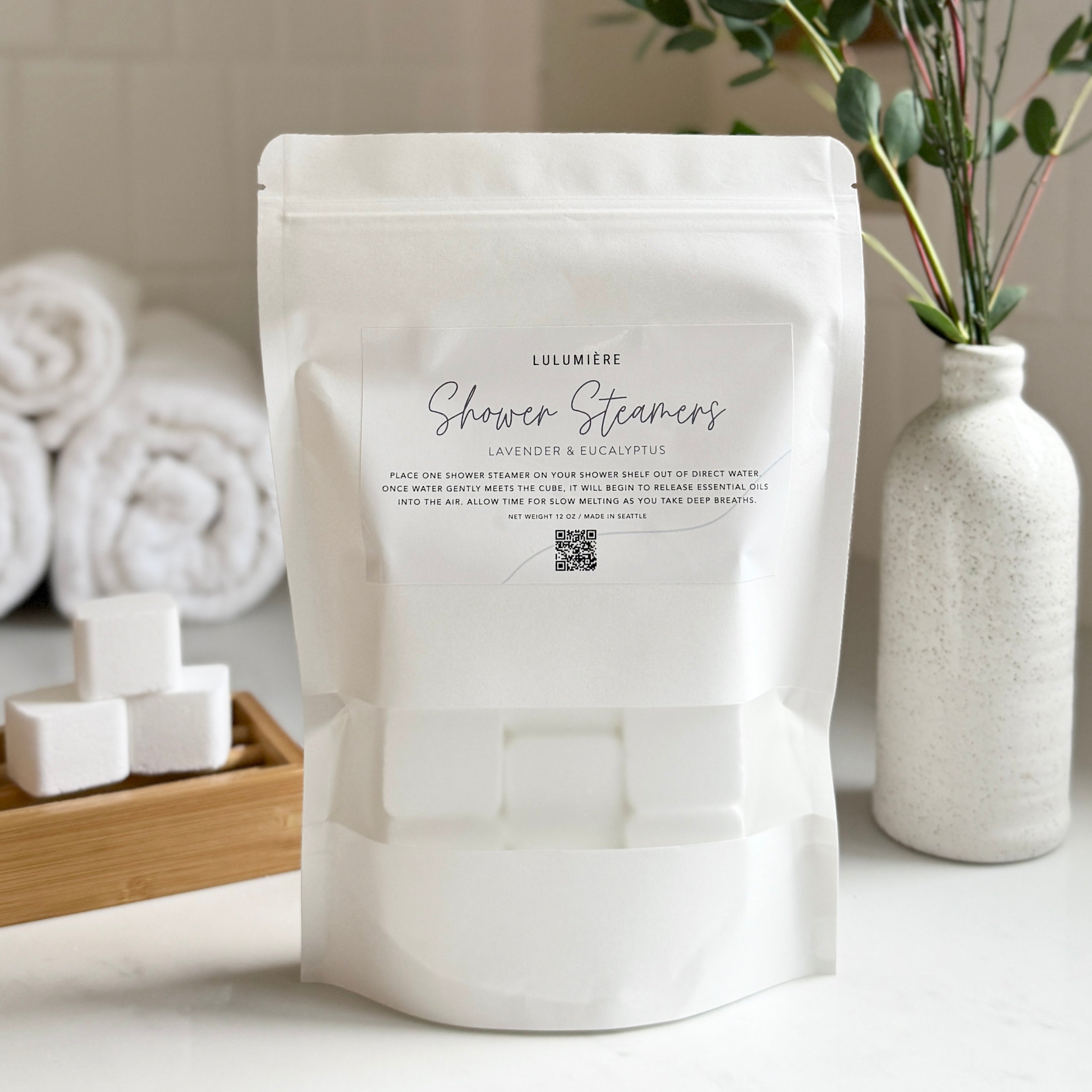 lavender plant in shower Mini Lavender Eucalyptus Shower Steamers