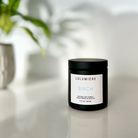 LULUMIÈRE Birch Prisma Candle