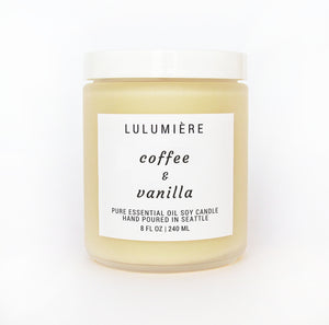 Coffee & Vanilla 100% Essential Oil Candle