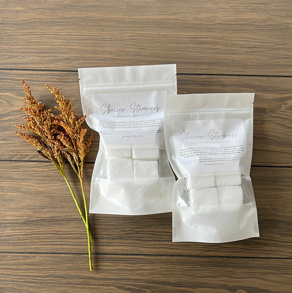 LULUMIÈRE Mini Shower Steamers White Bags